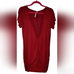 Adiktd Red Shortsleeve Tee, Size Large